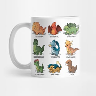 Dinosaurs Kawaii Mug